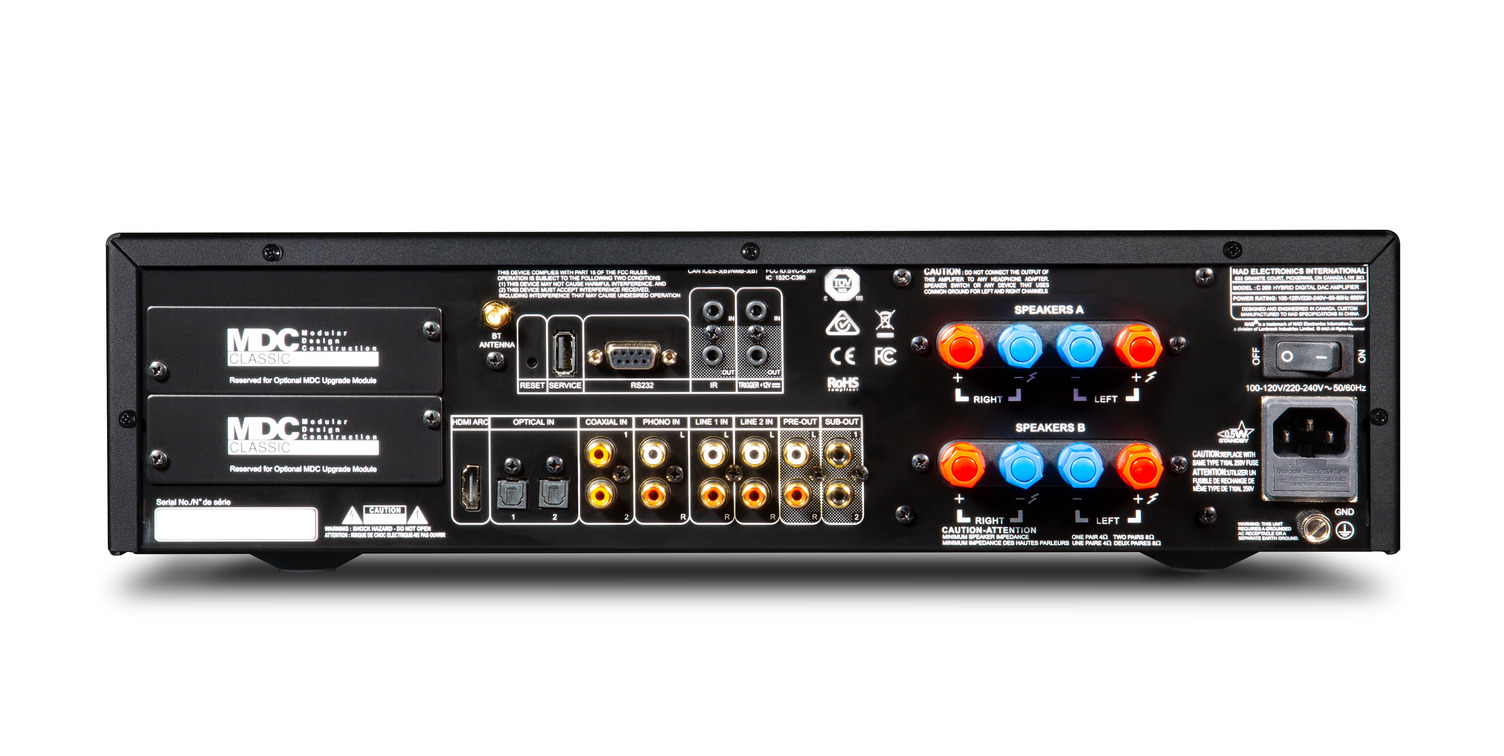 Nad C 399 Digitaler Vollverstärker + Audioquest NRG X3 1Meter