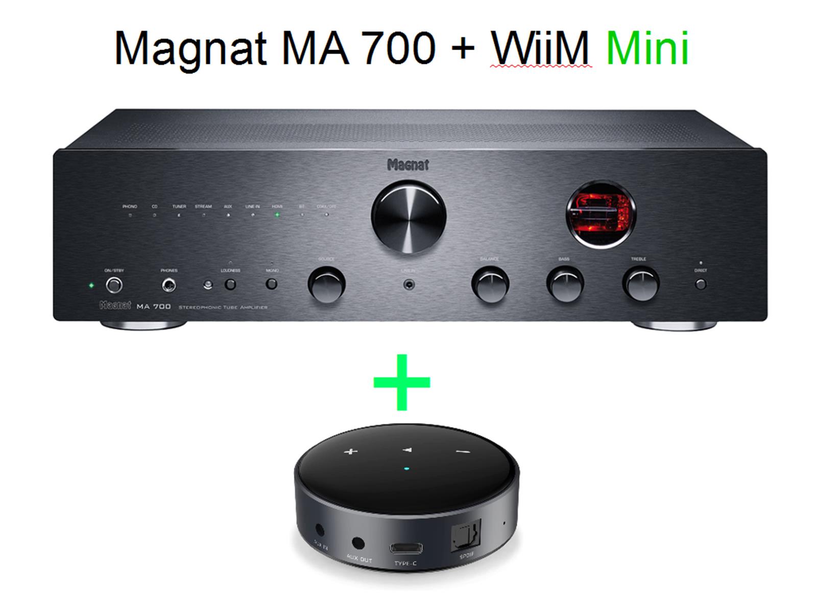 Magnat MA 700 Vollverstärker inkl. Wiim Mini